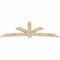 Ekena Millwork Davenport Rough Sawn Timber Gable Bracket, Douglas Fir, 96"W x 36"H x 2"D x 6"F, 9/12 Pitch GBW096X36X0206DAV00RDF - alternate 5